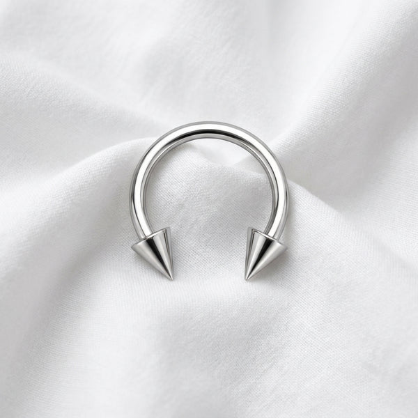 Piercing nez fer à cheval spike - vue 2