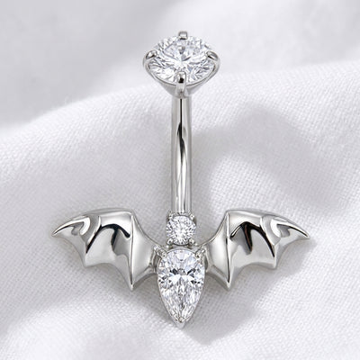 Piercing nombril scorpion chauve-souris - vue 2