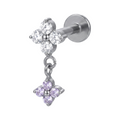 Argent/Violet