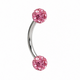 Argent/Rose