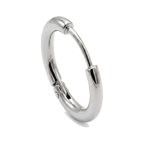 Anneau Clicker Doré Lisse pour Piercing Rook, Helix et Cartilage - vue 3
