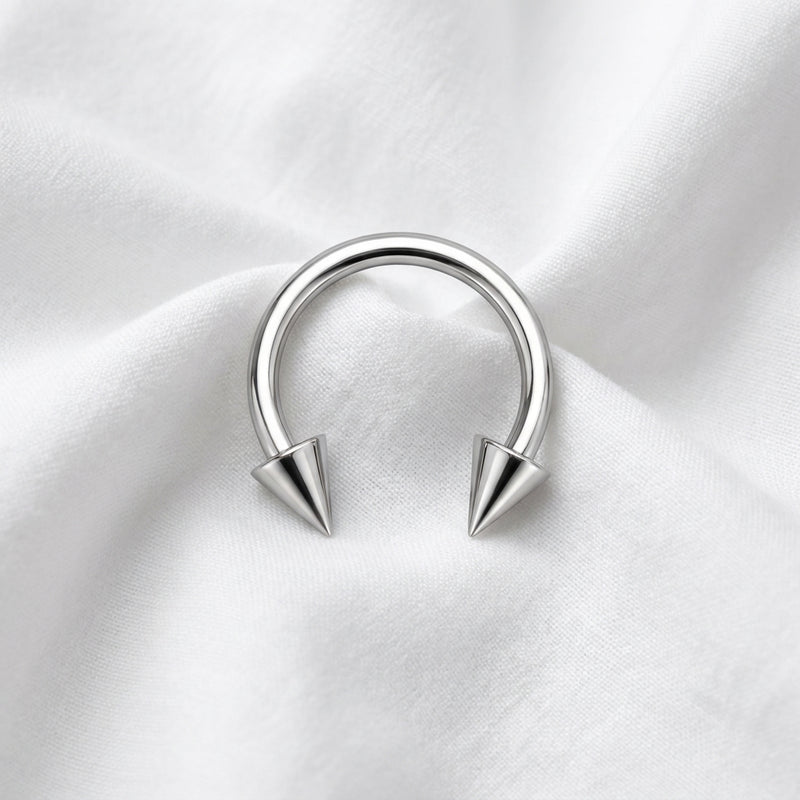 Piercing nez fer à cheval spike - vue 2
