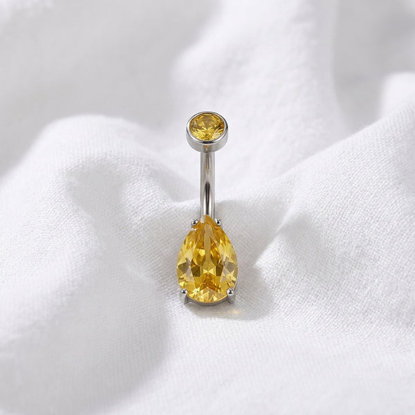 Piercing nombril bijou géométrique multicolore - vue 6