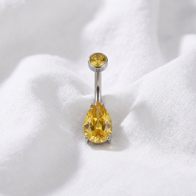 Piercing nombril bijou géométrique multicolore - vue 6