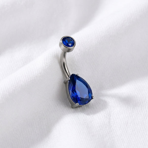 Piercing nombril bijou géométrique multicolore - vue 2