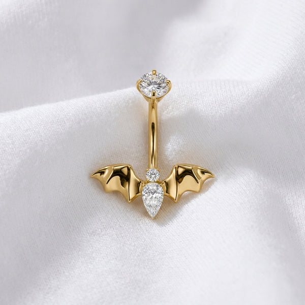 Piercing nombril scorpion chauve-souris - vue 4