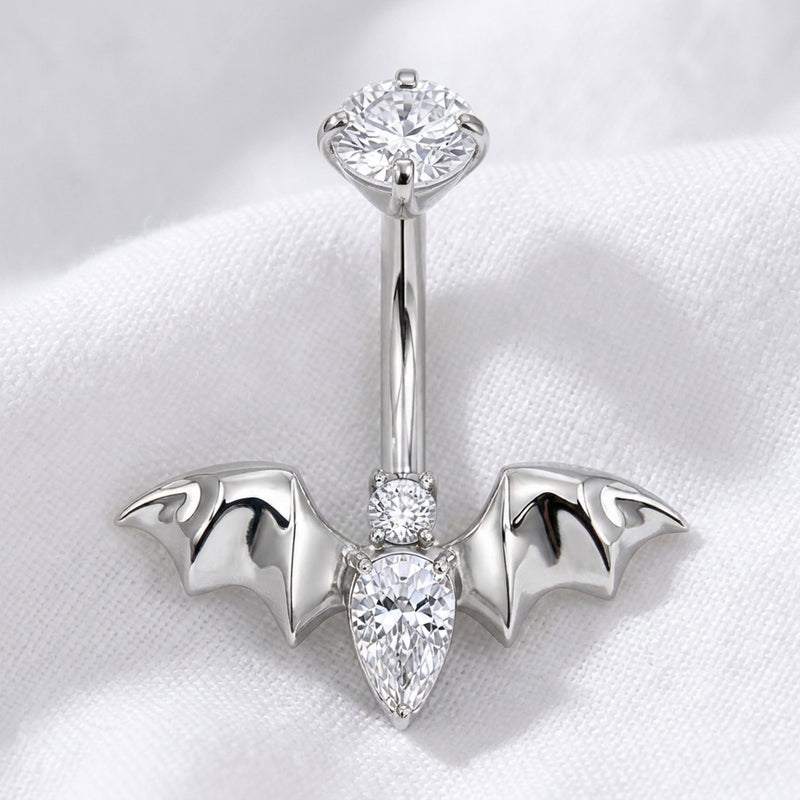 Piercing nombril scorpion chauve-souris - vue 2