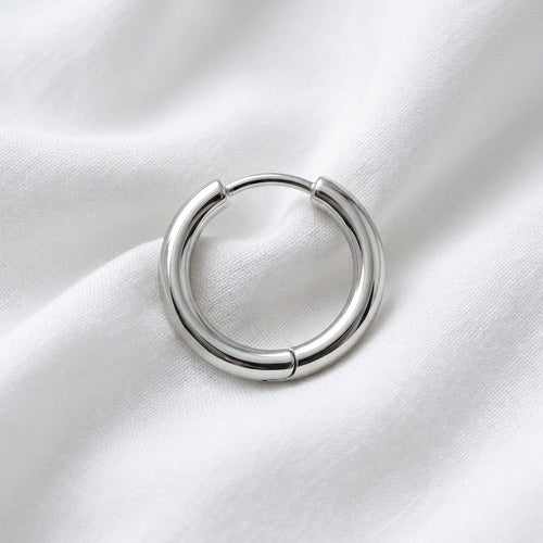 Anneau Clicker Doré Lisse pour Piercing Rook, Helix et Cartilage - vue 2